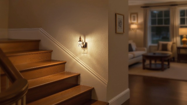Image of JandCase Night Light, Night Lights Plug into Wall, Glass Flower Nightlight | LED 0-100LM Dimmable Nightlights, Dusk to Dawn Sensor, 1W Vintage Nite Light for Bathroom Hallway Gift Decor, 1 Pack