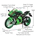 PuLaif Collection 1:9 Motocross Motorcycle Model Toy Collection Gift Static Die Casting Production for ZX-10R ZX10R ZX 10R(Green)