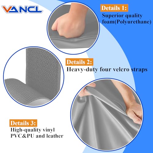 Image of Wall Corner Padding Light Grey Wall Corner Guards Heavy Duty Wall Corner Edge Protector Wall Cushion Mats Waterproof Durable 2 Sides Wall Corner Pads for Safety