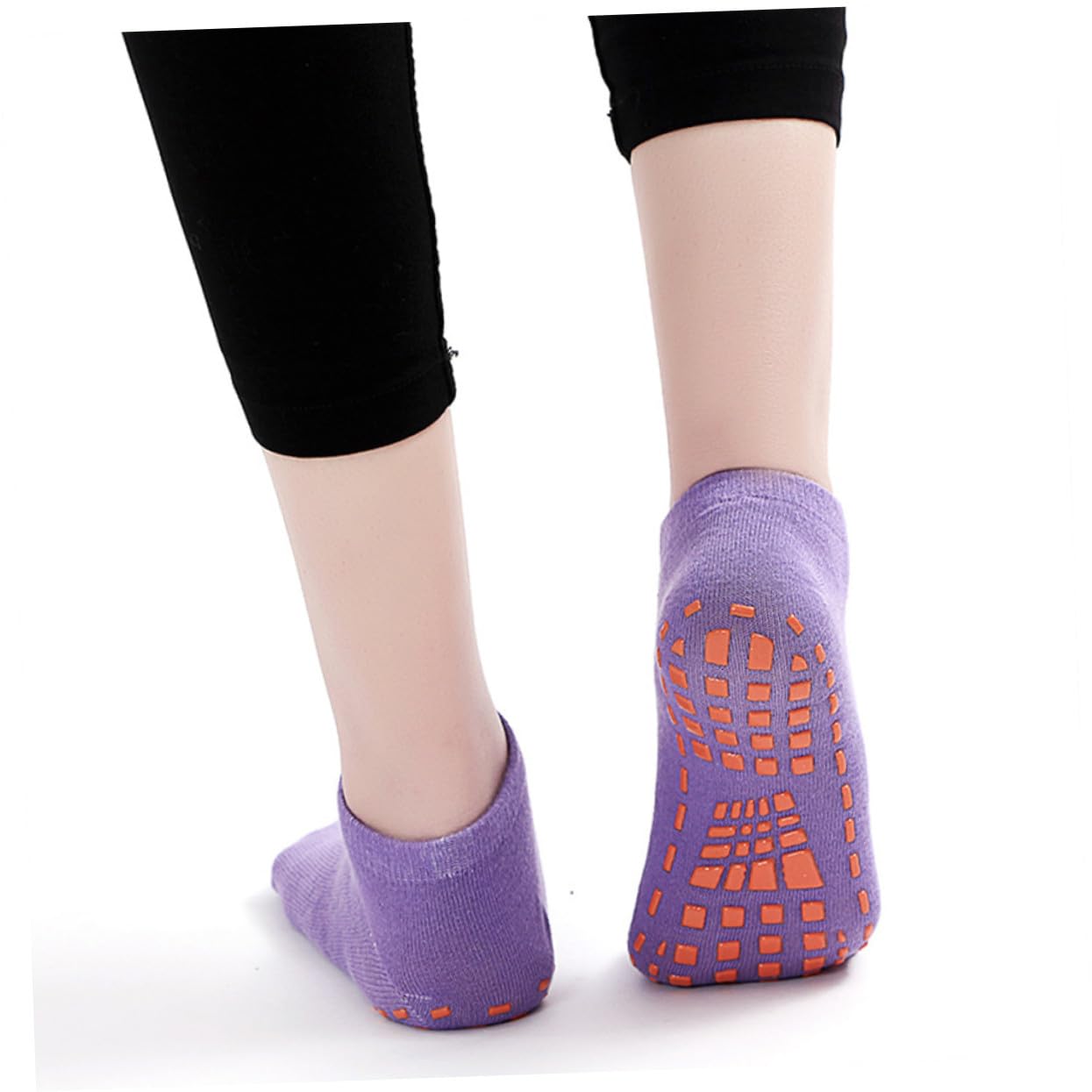 NOLITOY 20 Pares de Calcetines Antideslizantes de Algodón, Unisex, Transpirables y Cómodos para Yoga, Casa y Niños y Adultos Color Aleatorio