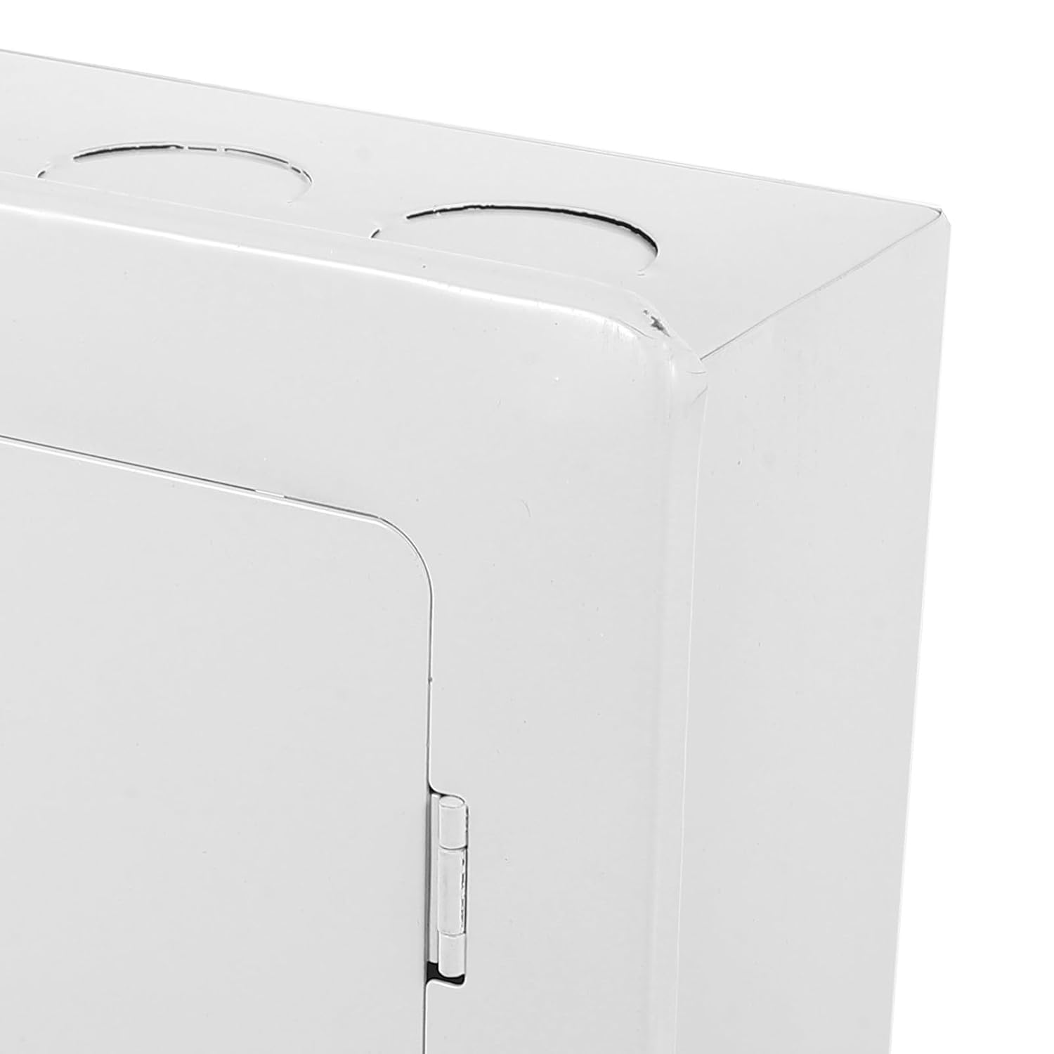 Vaguelly Outdoor Metal Circuit Breaker Box Splashproof Junction Box for Electrical Cable Connections Weatherproof Wall-Mount Project Enclosure for Outdoor Use