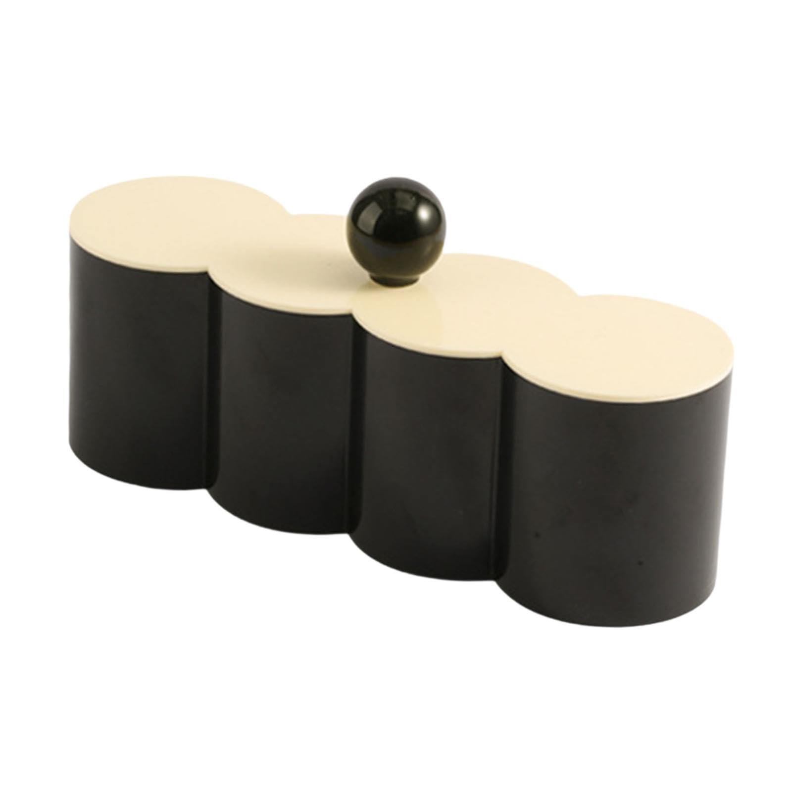 Creations Cotton Swab Storage Box Decorative Dispenser for Cotton Ball Makeup Bathroom Style A|Home Decor|Figurines-image-27