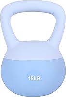 Leikefitness Soft Kettlebells - Sand-Filled, Color-Coded, Anti-Slip Handles for Safe Home Workouts Men & Women