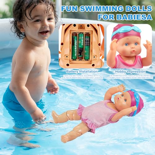 Muñeca Nadadora Eléctrica Impermeable OHGOSH miniatura 3