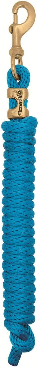 Weaver Equine Performance Lead Rope, Long Horse Lead Rope with Quick Halter Attachment, Soft Comfort Grip, Barn Horse Tack for Daily Use & Showing