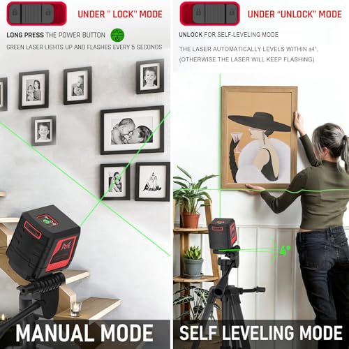 Motovera Green Cross Line Laser Level