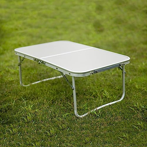 Table de camping pliante en aluminium, petite table pliable légère pour extérieur, intérieur,...