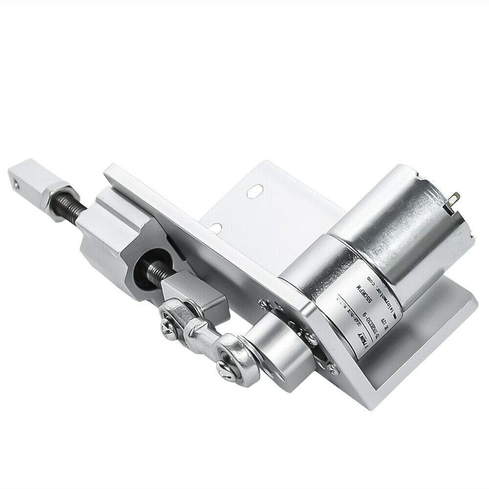 Actuador lineal eléctrico de movimiento, para ciclismo, motor alternativo DC 12 V 24 V con carrera de 12 mm, 16 mm, 20 mm, 12 Volt, 600 rpm., 600