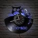 Timethink 12'' Hoo Hoo Baby Owl LED Vinyl Record Wall Clock with 7 Colors Changing, Kid Room Nursery Decorative Animal Wall Decor Night Light Silent Quartz Non-ticking Wall Clock Watch Owl Lovers Gift