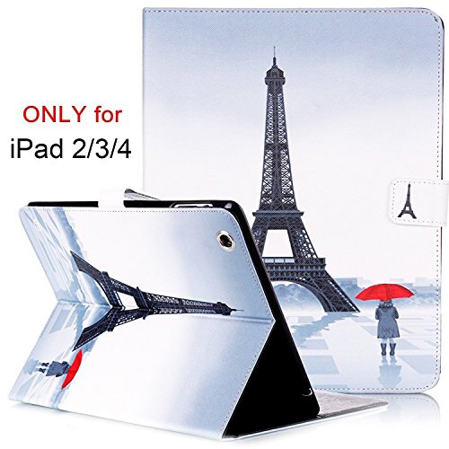 iPad Case, iPad 2/3/4 Case, Dteck(TM) Cartoon Cute PU Leather [Kickstand] Flip Case