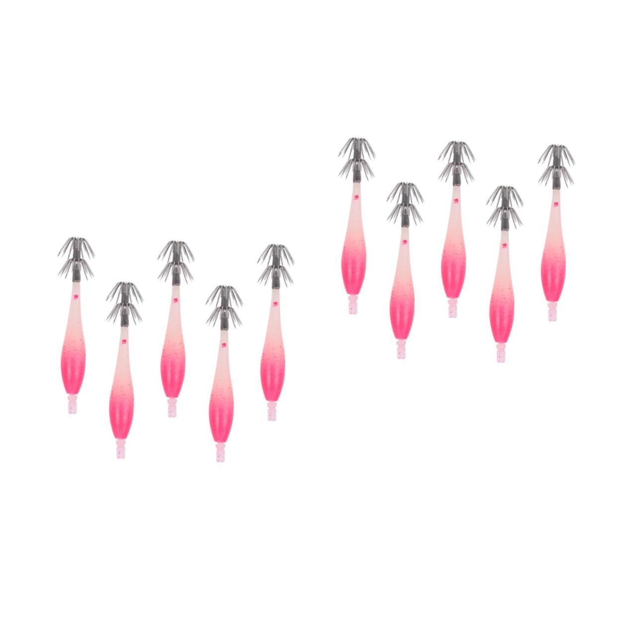 TOYANDONA Hameçons De Pêche Lumineux Leurres pour Truites Jigs Cuillers Triples Artificiels pour Brochettes pour Bar Pinces À Eau pour Aquarium pour Brochets Hameçons Lumineux