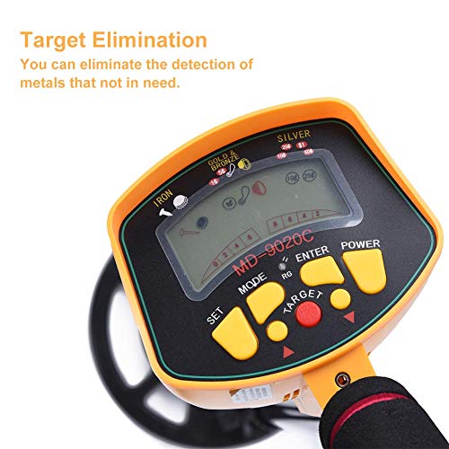 Sxhlseller Detector de Metales, Detector de Metales de Profundidad de Detección de 3-10 Pies, Escáner de Detección de Metales de Alta Sensibilidad, Escáner de Metales para Gold Digger