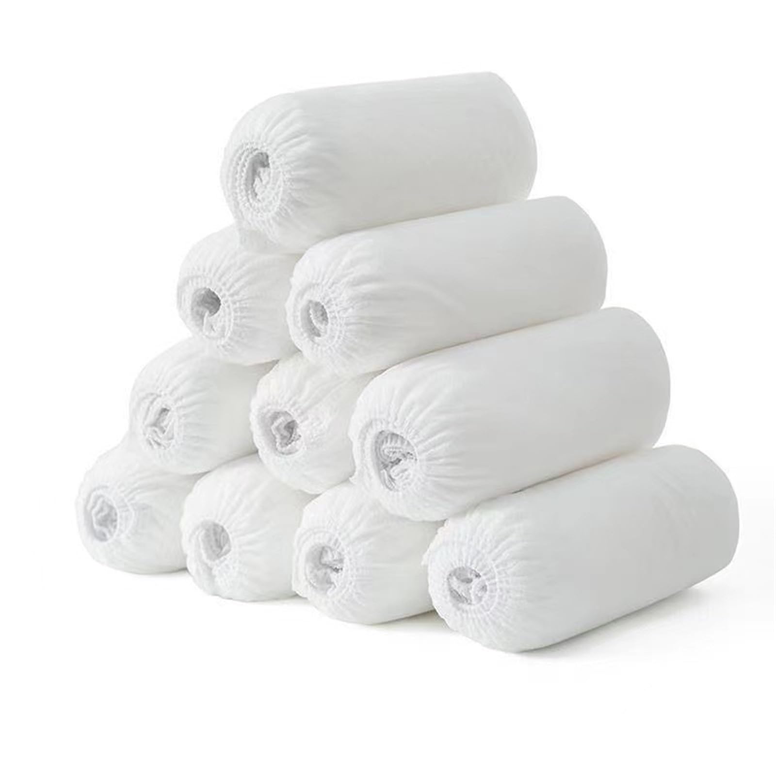 WEOKDFHA Shoe Covers Anti Slip Shoe Covers Waterproof Overshoes Reusable Boot Cover Protectors for Indoors Home Office Workplace(White 100PCS)