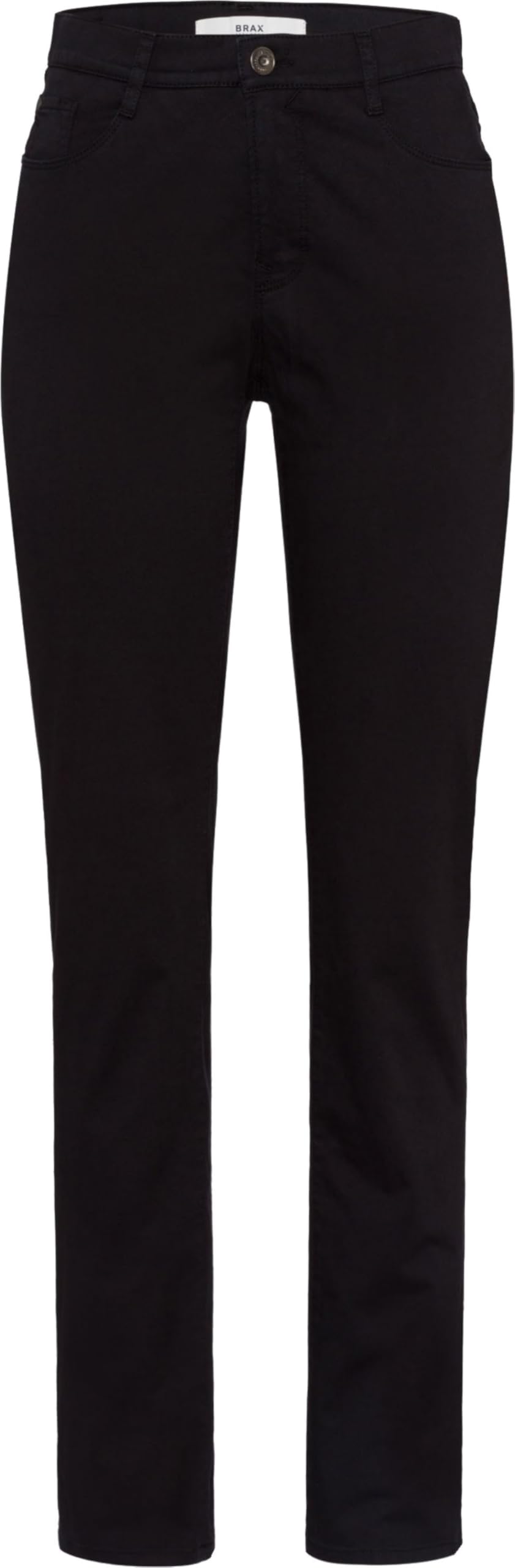 BRAX Women's Style Mary Cotton Stretch Trousers, Black (Perma Black), 31W x 30L