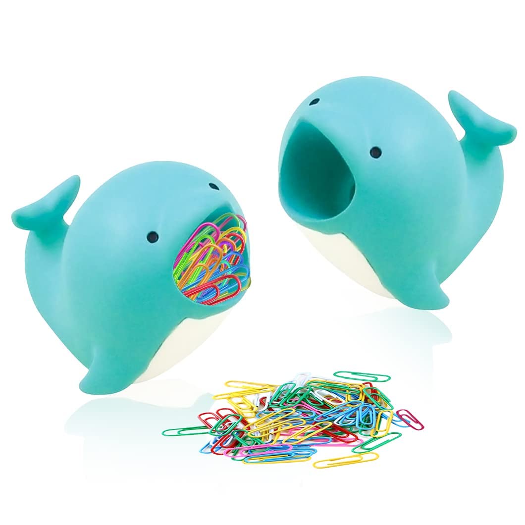 Amazon.co.jp: Clip Holder Clip Case Paper Clip Holder Animal Shark