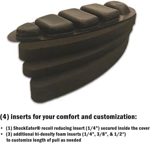 Miniatura 2 de Kit de almohadilla de retroceso de cuero deslizante, ajustable, fabricado en EE. UU