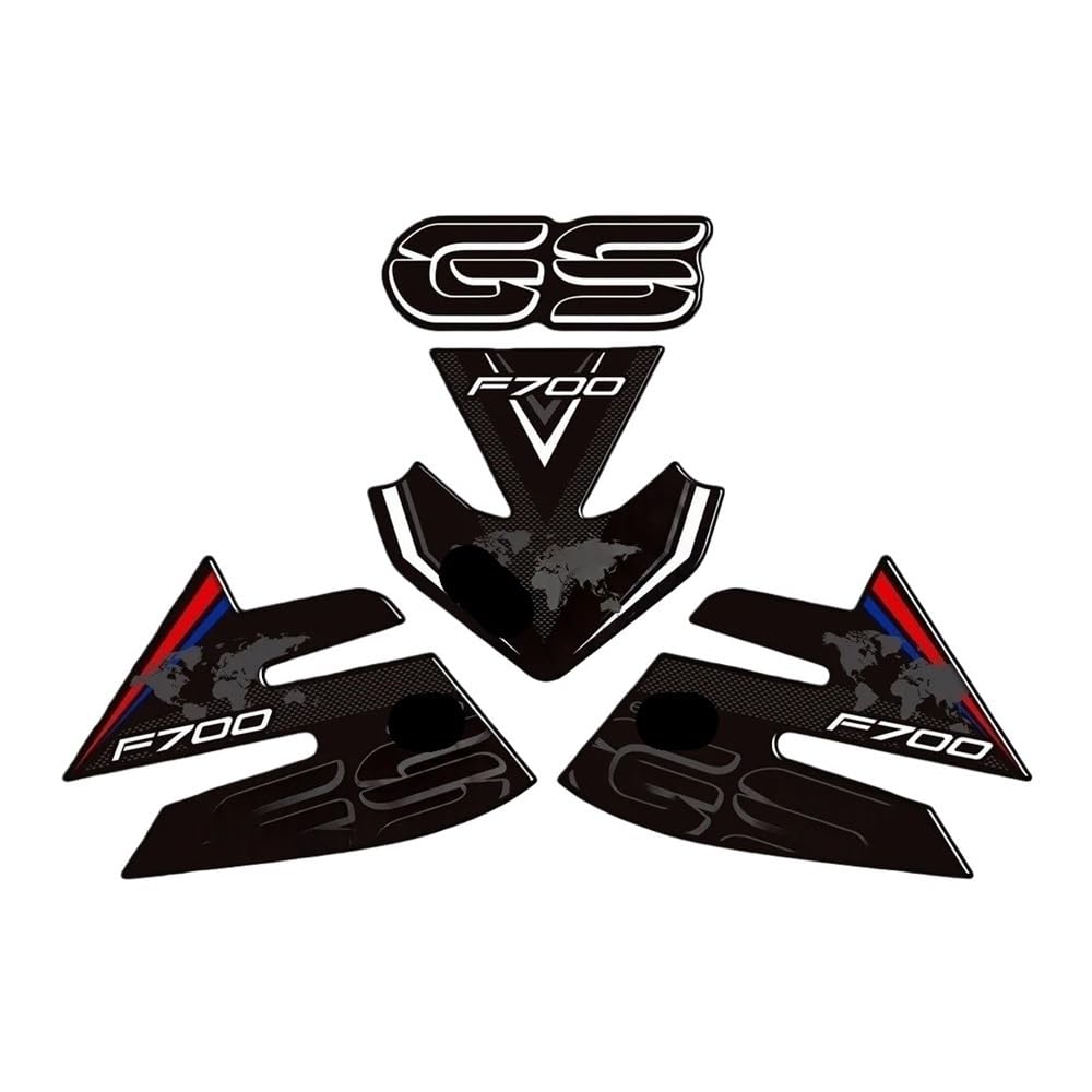 Gas Fuel Tank Pad for F700GS F 700 GS GSA ADV for Adventure Motorcycle Tank Grips Pad Knee Guard Protector Anti-Slip Epoxy Resin Decals