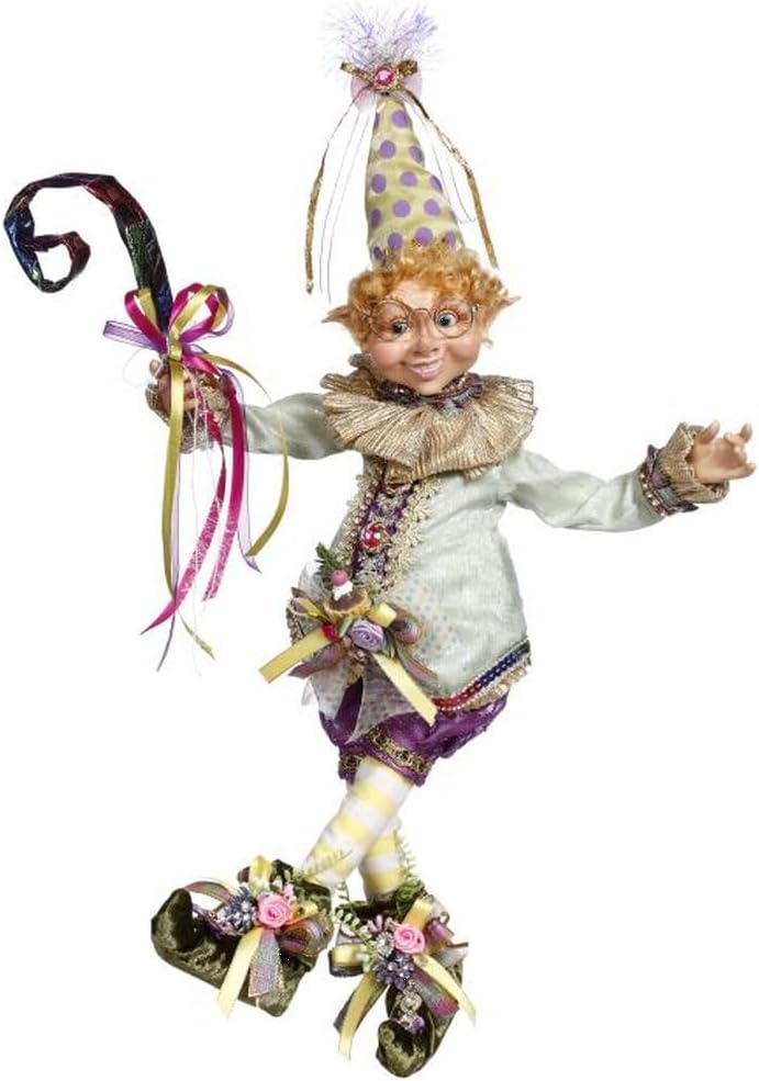 Mark Roberts Spring 2024 Happy Birthday Elfin Figurine, Medium - 18 Inches, 51-44548
