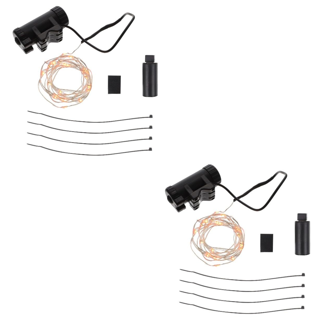 ifundom Luce per Bicicletta Davanti Posteriore parlato riflessivo Ricaricabile Luce Decorativa per Bici parlò Leggero Luce Filo Bici Lampada a Raggi Luce della Ruota Addominali Nero