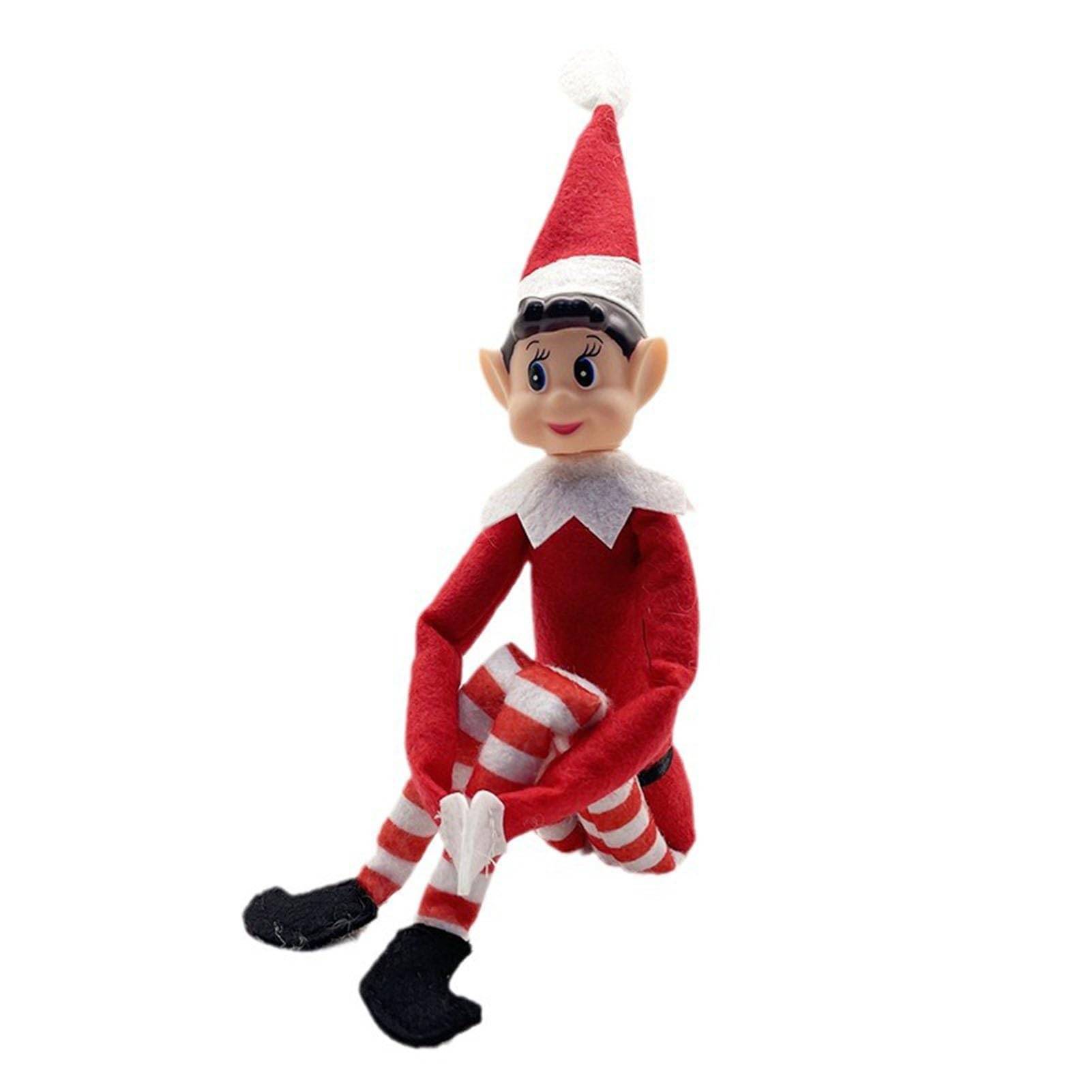 Ghzste Elfo de Navidad Muñeca de Peluche Enano Sueco con piernas largas glorieta Navidad Elfo Figuras decoración de Navidad con diseño de Elfo para el hogar