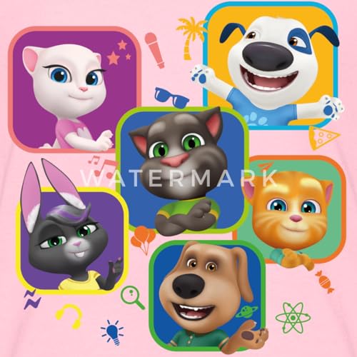 Spreadshirt Talking Tom & Friends Characters Kid's T-Shirt2