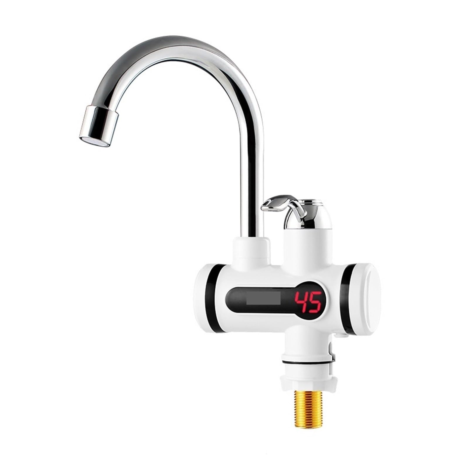 LNHHG Instant Tankless Water Heater Tap,Instantaneous Faucet Kitchen Water Heater Crane,Instant Hot Water Faucet Digital(Digital under small)