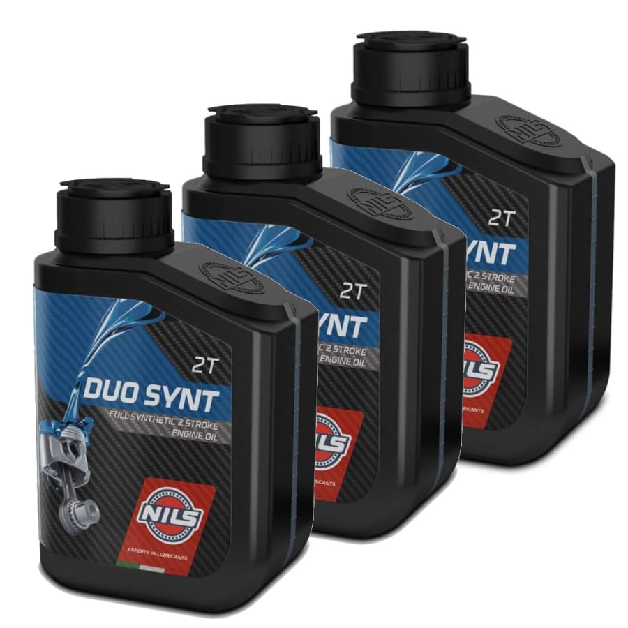 Nils Duo Synt 2T Olio Motore Miscela Scooter e Moto Full Sintetico 3LT