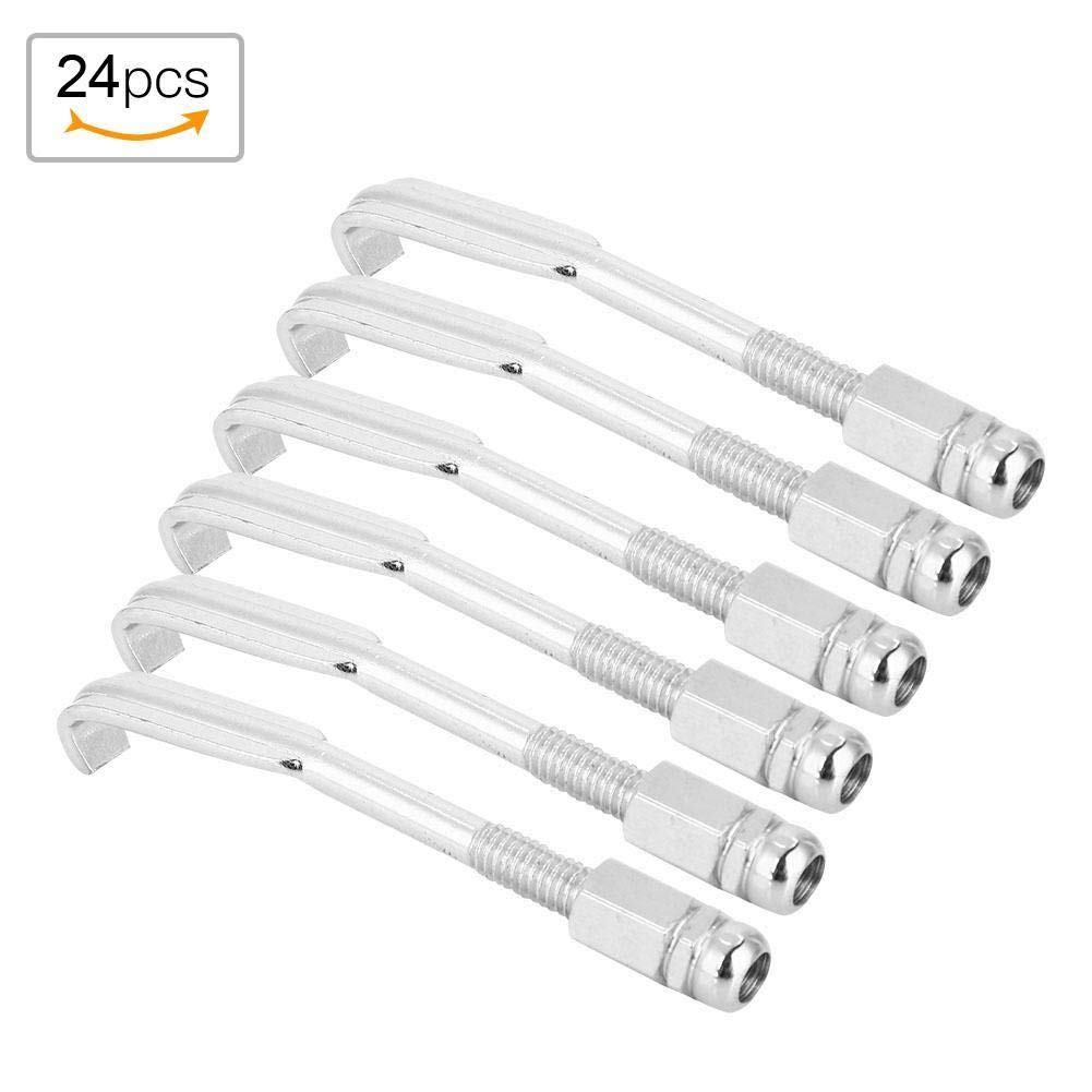24 Ganchos para Banjo, Ganchos de tensión, Banjo, Banjo, Ganchos Planos, Banjo, Banjo, Ganchos Redondos, Ganchos de Banjo, Ganchos Ajustables para Banjo, Banjo, Piezas de Banjo, Accesorios de Banjo,