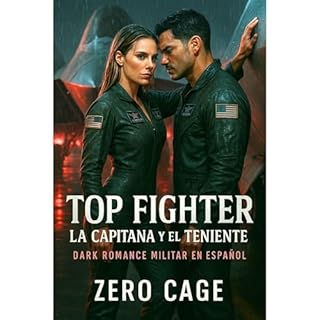TOP FIGHTER. LA CAPITANA Y EL TENIENTE. Dark romance militar en espa&ntilde;ol Audiolibro Por ZERO CAGE arte de portada