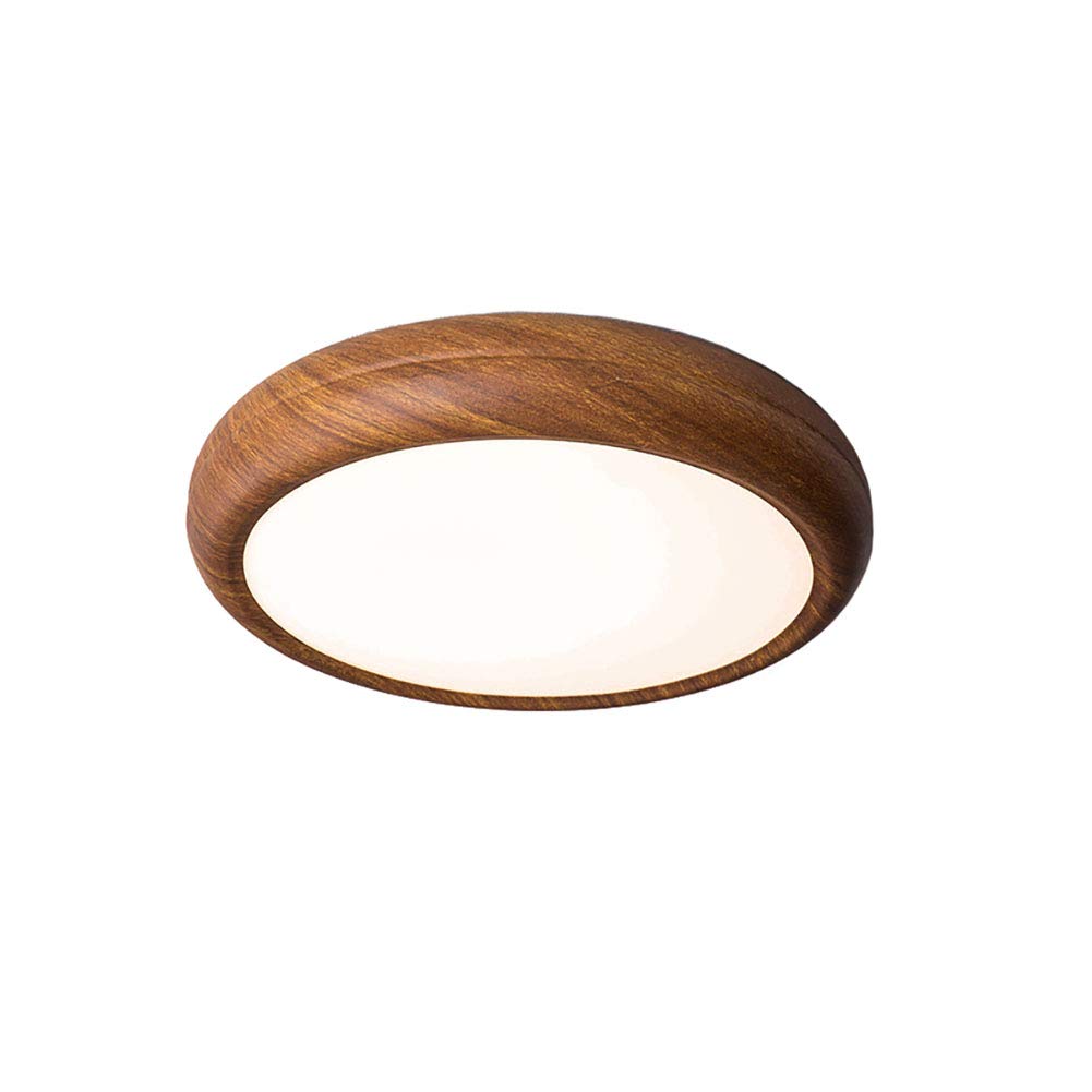Plafonnier LED moderne aspect bois pour l'ambiance de votre salle à manger