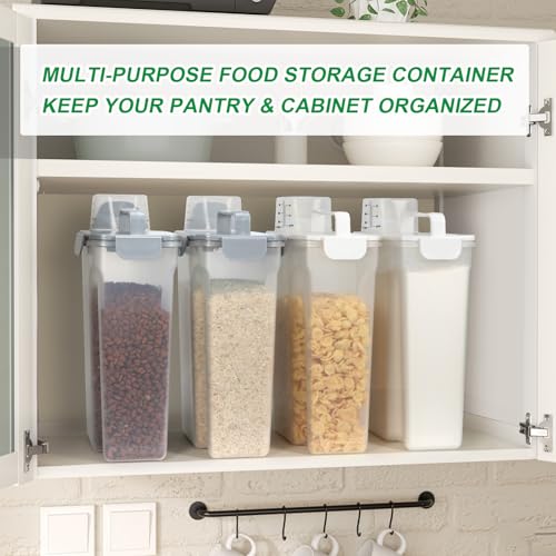 image for TBMax Large Cat Food Storage Container, Portable Dog Food Container wi