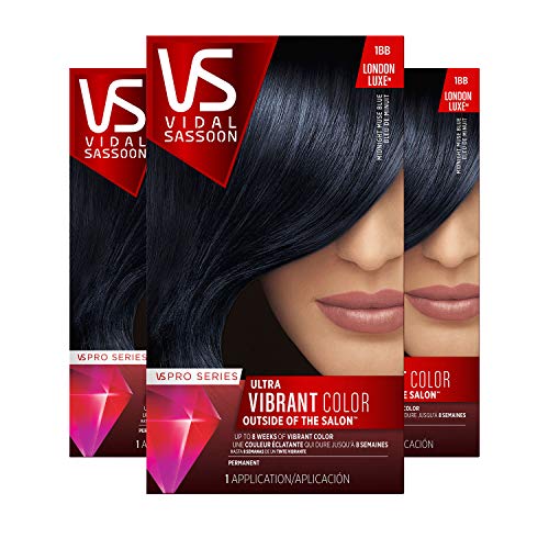Vidal Sassoon Pro Series, 1BB Midnight Muse Blue, 3 Count
