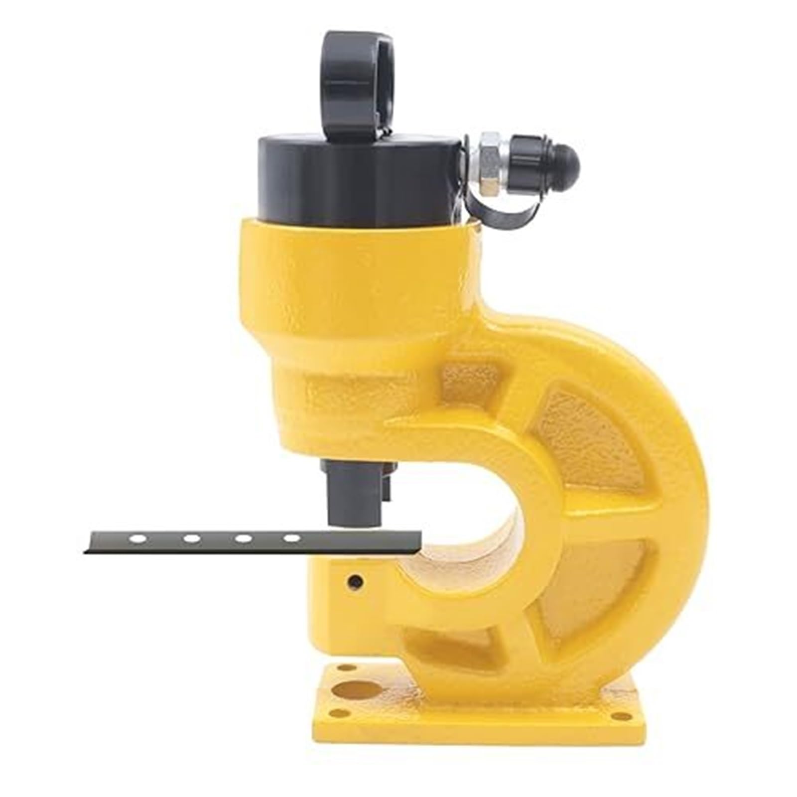 Punzonatrice idraulica da 31 tonnellate con set di matrici e piastra di imbottitura, punzonatrice manuale in acciaio for lamiere, industria energetica,