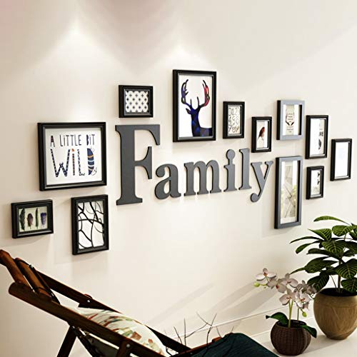 zaqiming Bilderrahmen Collage Fotorahmen Collage Massivholz Kreative...