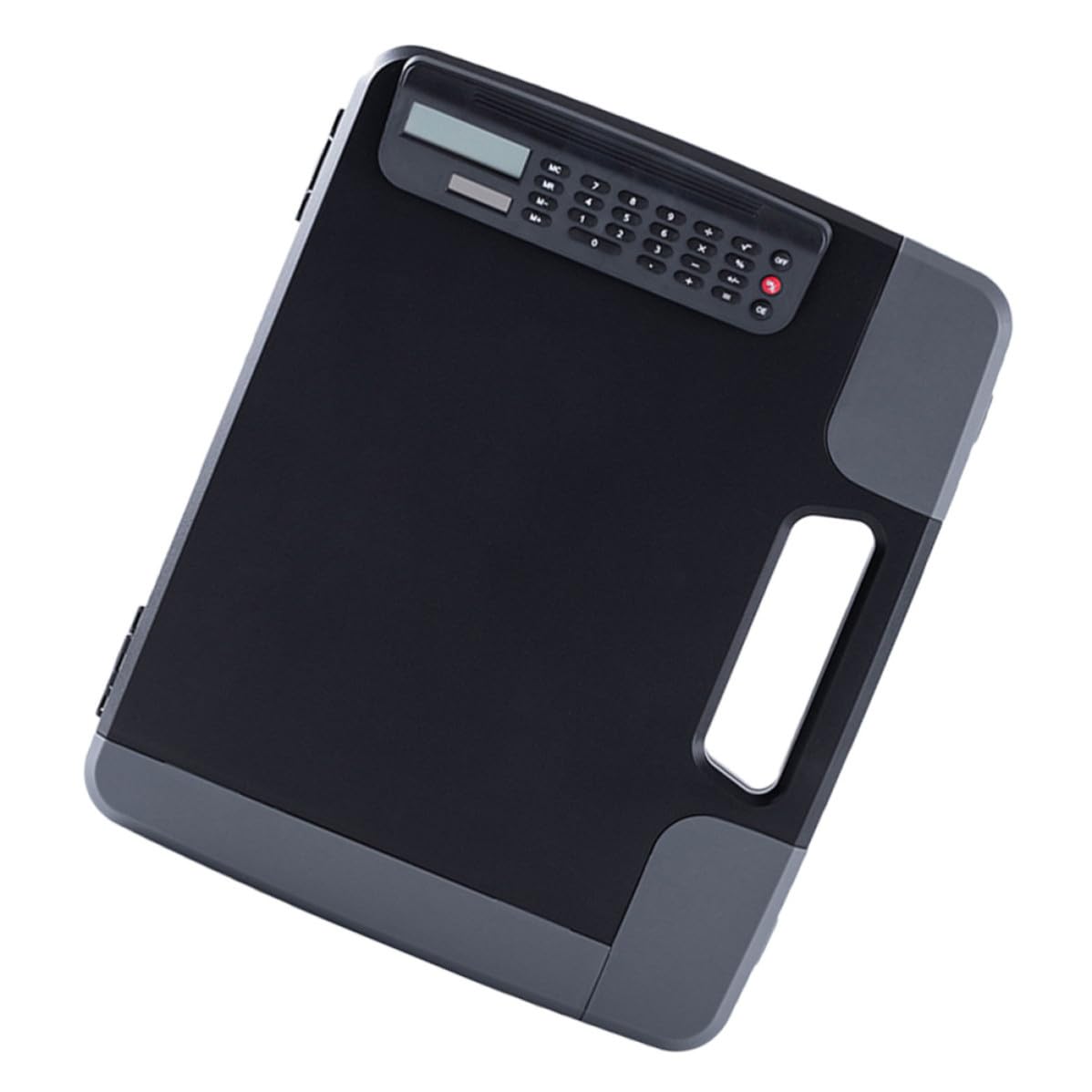 Portadocumenti Multifunzionale A4 in Plastica Pp con Calcolatrice Integrata, Organizer per Archiviazione Documenti Ufficio e Studio, Stile Business Semplice e Moderno