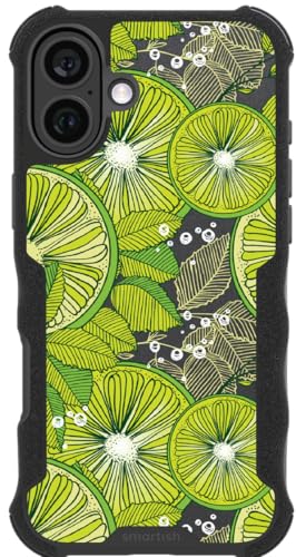 Image of Smartish - Lime Time - iPhone 16 Plus MagSafe Armor Case - Gripzilla [Rugged & Tough] Heavy Duty Armor Case - Fits iPhone 16 Plus