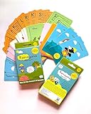 Indic Roots Ramayana Flash Cards, 48 Ramayana Characters and Their Stories, Large Size, Ages 3+ Years, Diwali Gifting, Dussehra Gift, Birthday and Return Gifts, Educational Game for Children