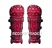Leather Samurai Armor - Medieval & Viking Cosplay - Knight & Unisex Steampunk Fantasy Armor with Red Leg Armor