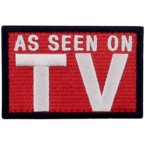 As Seen On TV Patch Embroidered Morale Applique Fastener Hook & Loop Emblem