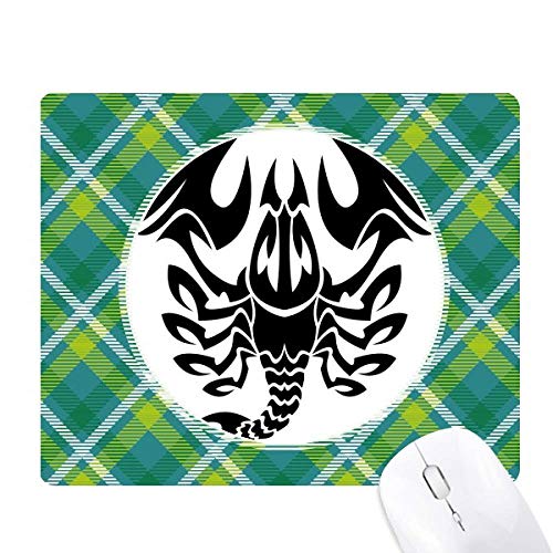 Tapis de souris Scorpion réseau vert pixel idéal pour le télétravail