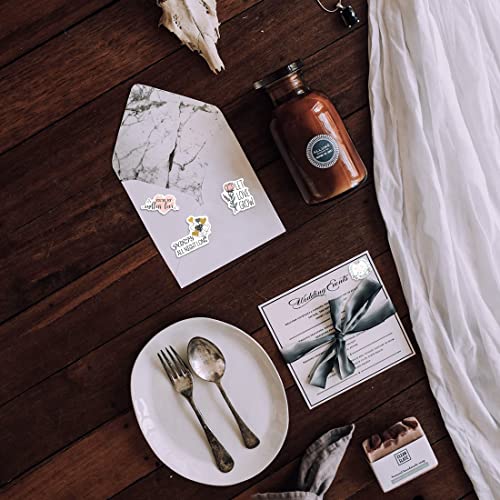 Zeayebsr 4 pezzi di adesivi libro degli ospiti di