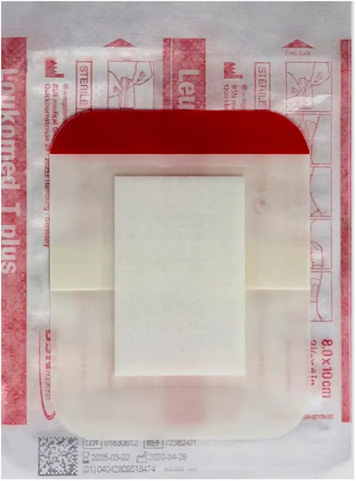 Curativo A Prova D'Água Anti Bactérias Ideal Para Cicatrização de Ferimentos Machucados Lesão Leukomed - 01 Unidade