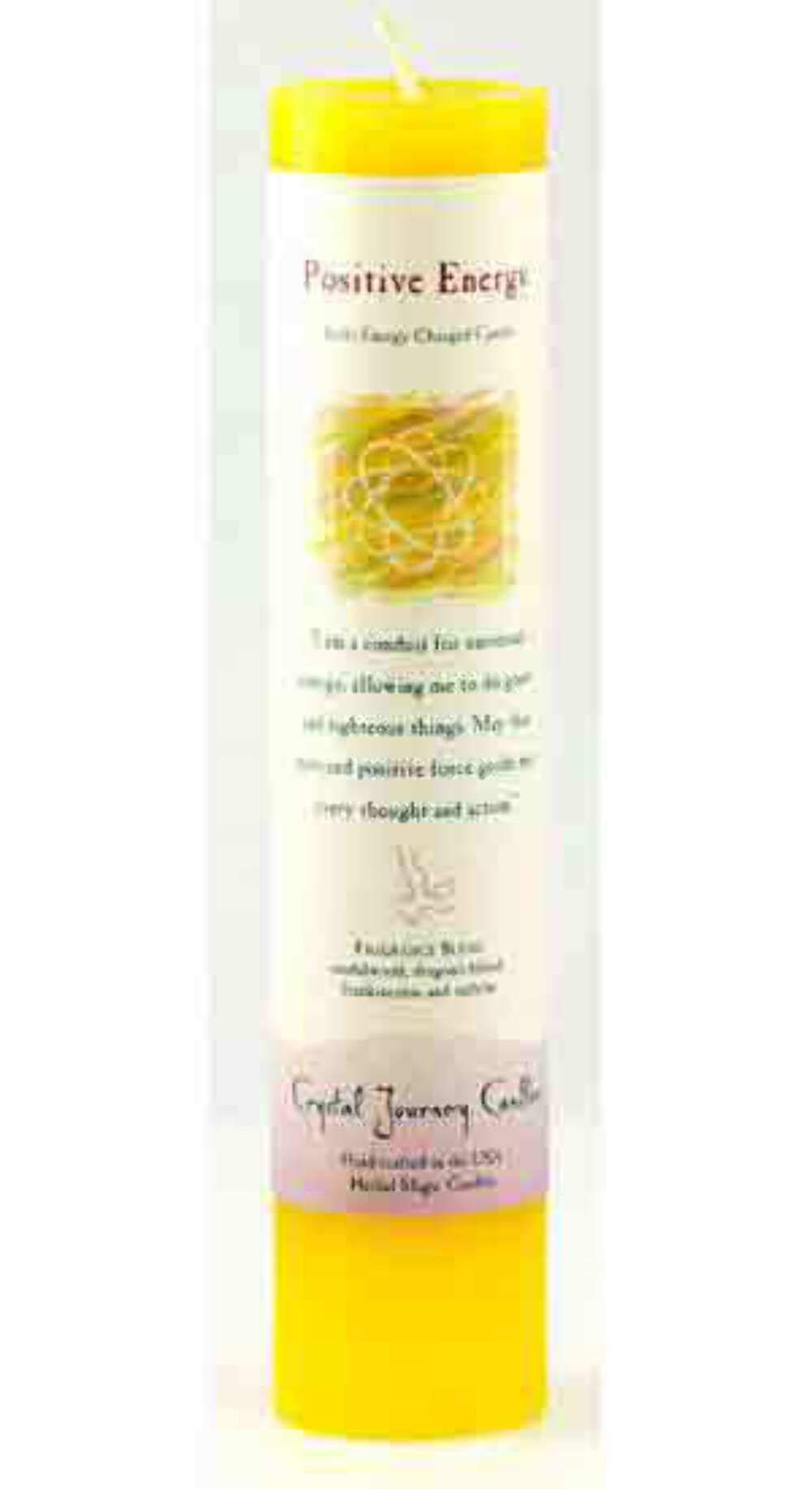 Crystal Journey(Positive Energy) - Herbal Magic Reiki Charged Candle Positive Energy