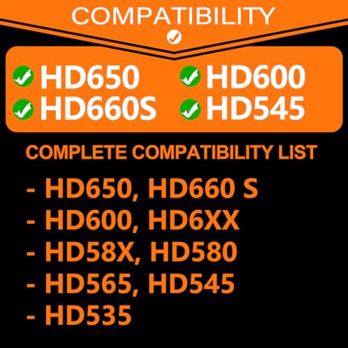 Repuesto de Almohadillas para HD650, HD660 S, HD600, HD6XX, HD58X, HD580, HD565, HD545, HD535 Auriculares por TRANSTEK - Orificio Interior Más Profundo, Aislamiento de Ruido, Espuma de Memoria (Malla de Gel Refrescante) miniatura 2