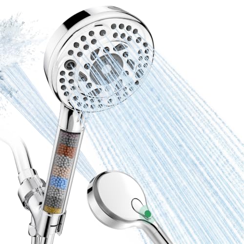 SunCleanse Handheld Filtered Shower Head 9-Spray Settings