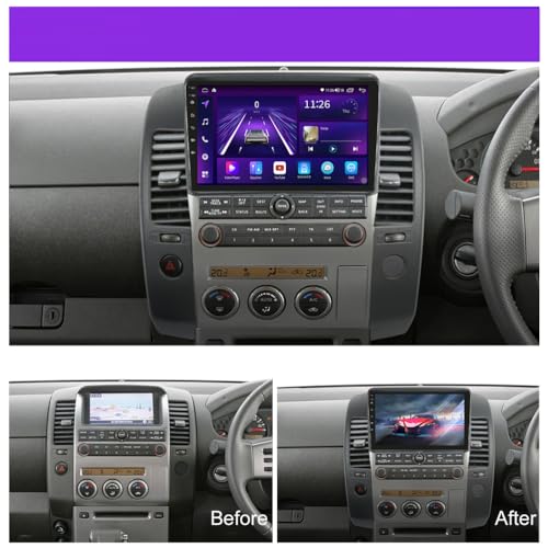 Android 15.0 Radio 2 DIN Estéreo con receptor Bluetooth para Navara 2004-2014 2