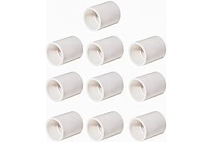 10-Pack PVC Coupling 1 Inch: Reliable and Durable Pipe Fittings