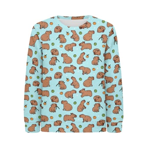 HUIACONG Sweatshirt Girls Tshirt for Kids Long Sleeve Shirts