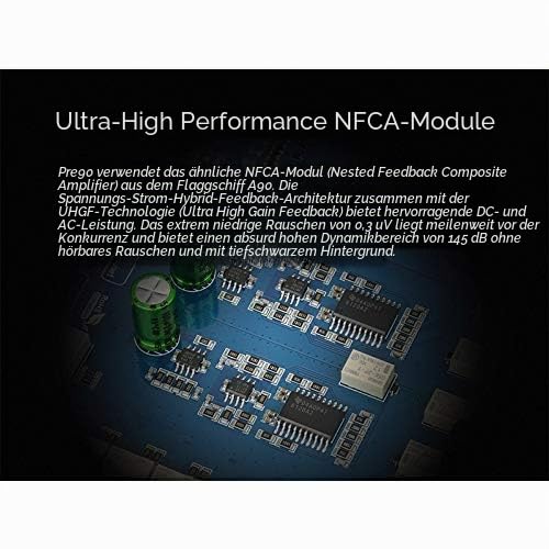 Topping Pre90 Vorverstärker & Ext90 Eingang Extender Hi-Res Audio NFCA Module 2RCA 4XLR Kombination (Schwarz, Pre90)