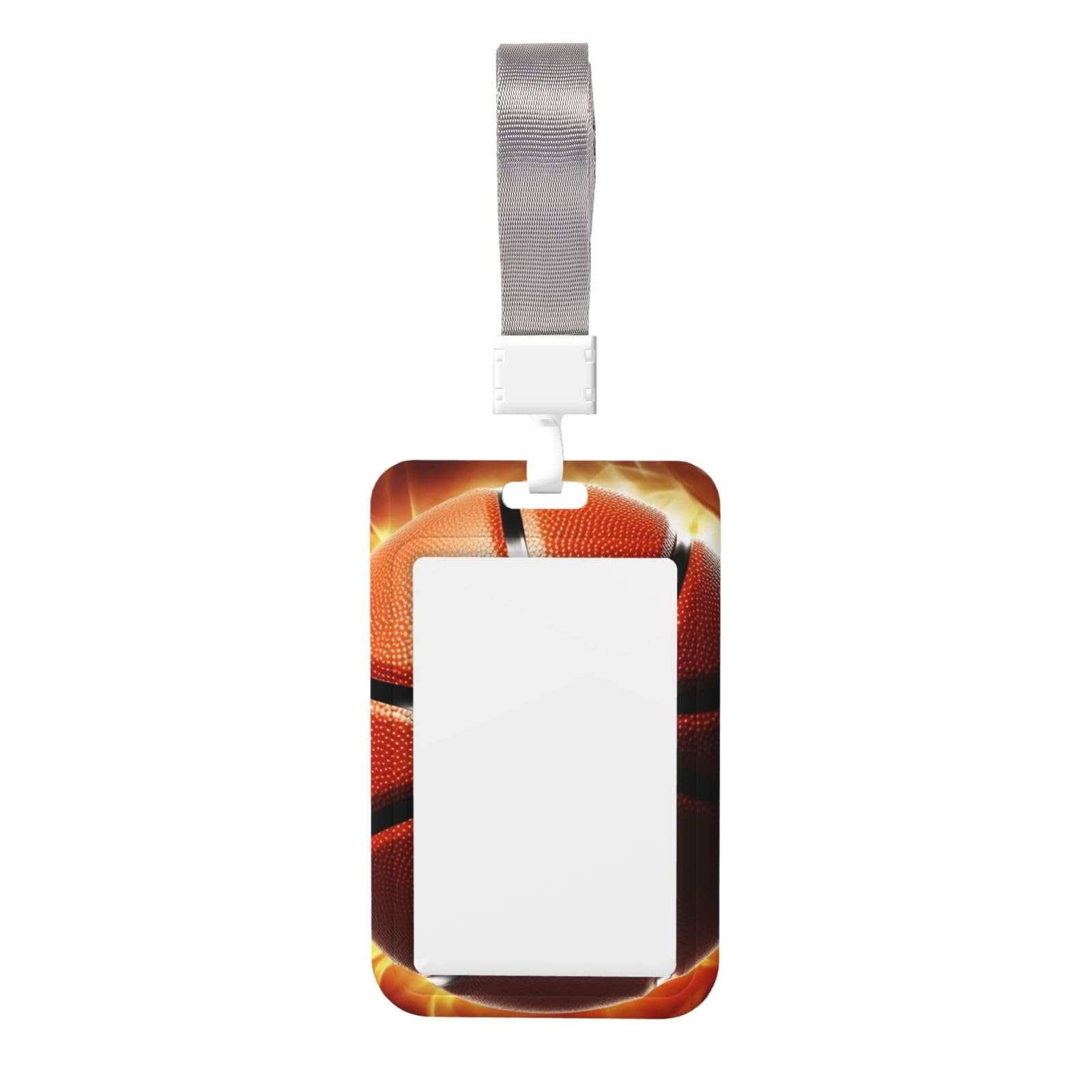 Porte-badge Avec Lanière 47 Cm - Étui Coulissant Transparent - Pour Infirmière, Médecin, Bureau - Format Carte 10,2x6,3 Cm